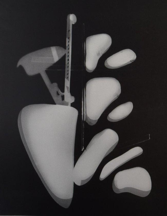 Man Ray - Rayograph, 1921-1922: MAN RAY (1890-1976) Rayograph, 1921-1922 Photo-Litho 10 1/2" x 7 1/4" (Printed later 20th century)