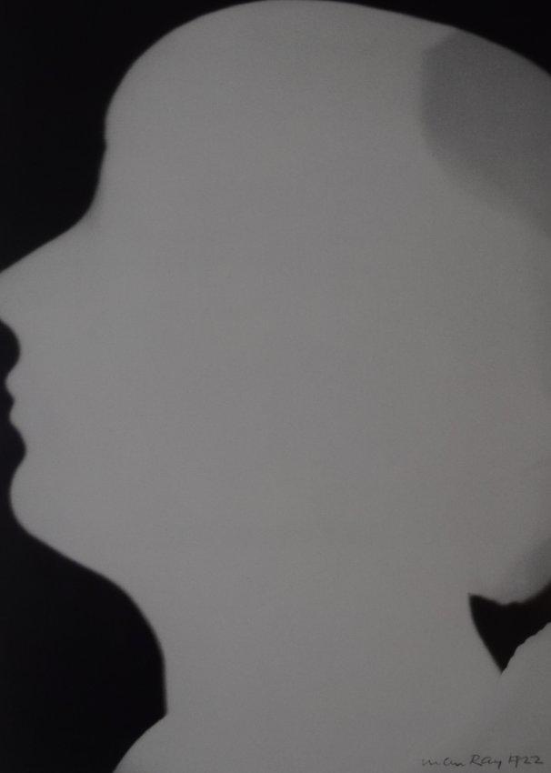 Man Ray - Rayograph (Kiki), 1922: MAN RAY (1890-1976) Rayograph (Kiki), 1922 Photo-Litho 10 3/8" x 7 1/2" (Printed later 20th century)