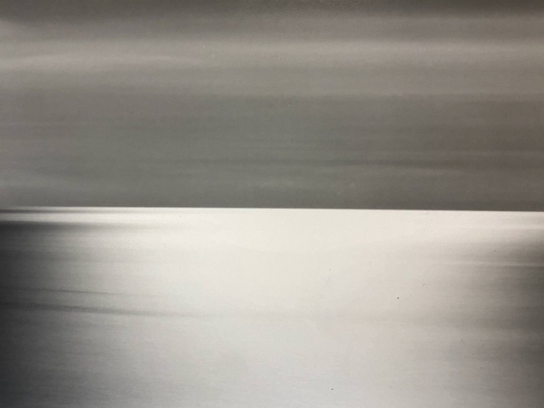 Hiroshi Sugimoto (Seascape) Photograph: HIROSHI SUGIMOTO (B. 1948) Seascape Photograph in black and white, printed later 5" x 7"