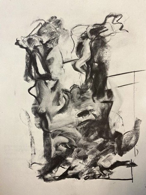 Willem de Kooning (Untitled) 1960s Lithograph: WILLEM DE KOONING (1904-1997) Untitled 1960's Lithograph on Arches paper From a limited edition of 100 11" x 9"
