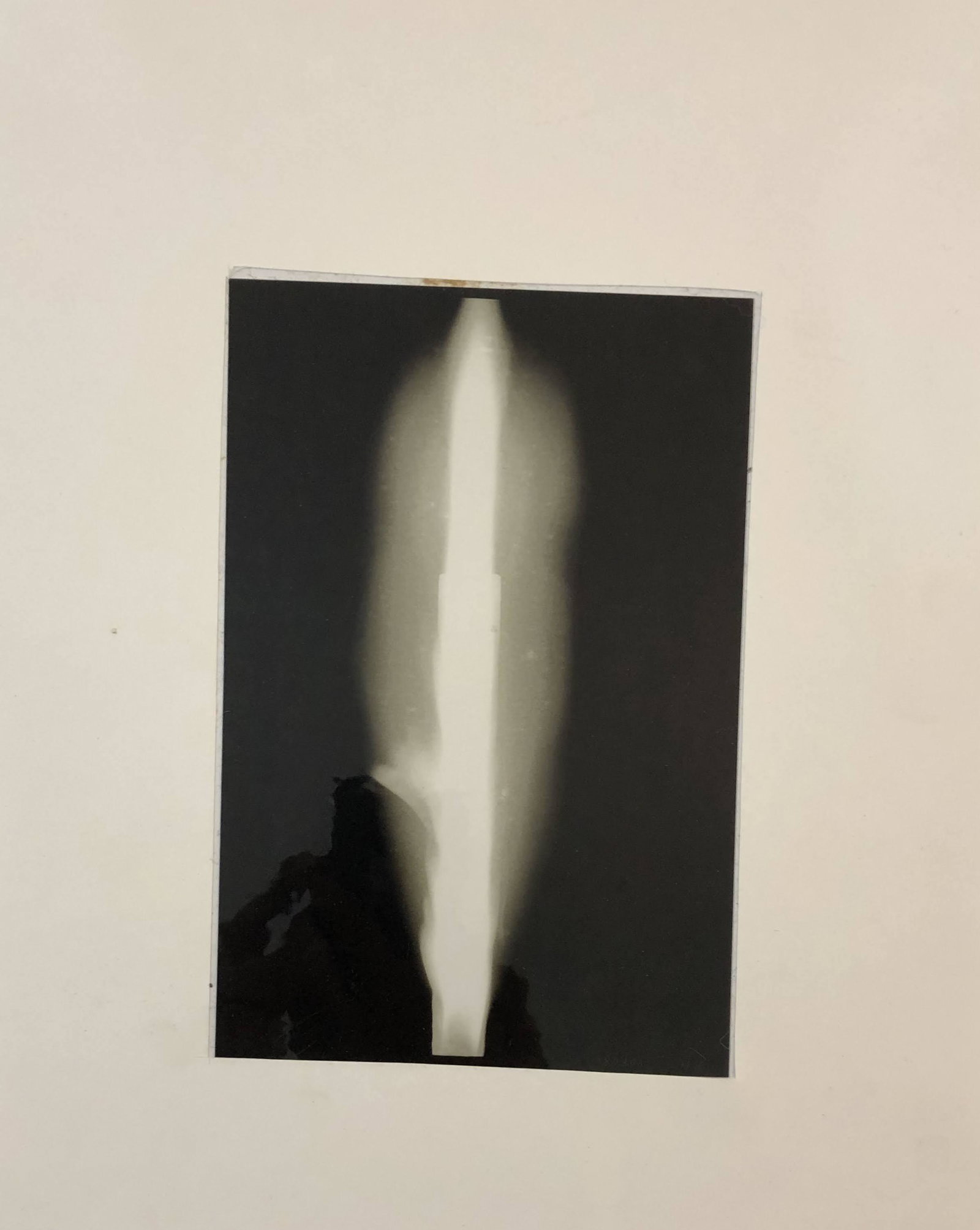Hiroshi Sugimoto In Praise of Shadow 1998 (Acetate): HIROSHI SUGIMOTO (B. 1948) In Praise of Shadow, 1998 Acetate film mounted to paper from a limited edition 8 1/4" x 5 1/4" image Signed in the image lower right and numbered
