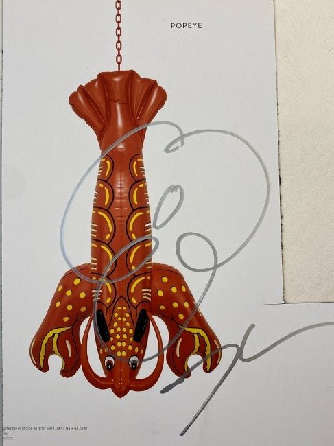 Jeff Koons (Untitled,Flower) Drawing Signed: JEFF KOONS (B. 1955) Untitled, Flower Marker pen on paper 10" x 7 1/2" Signed towards bottom