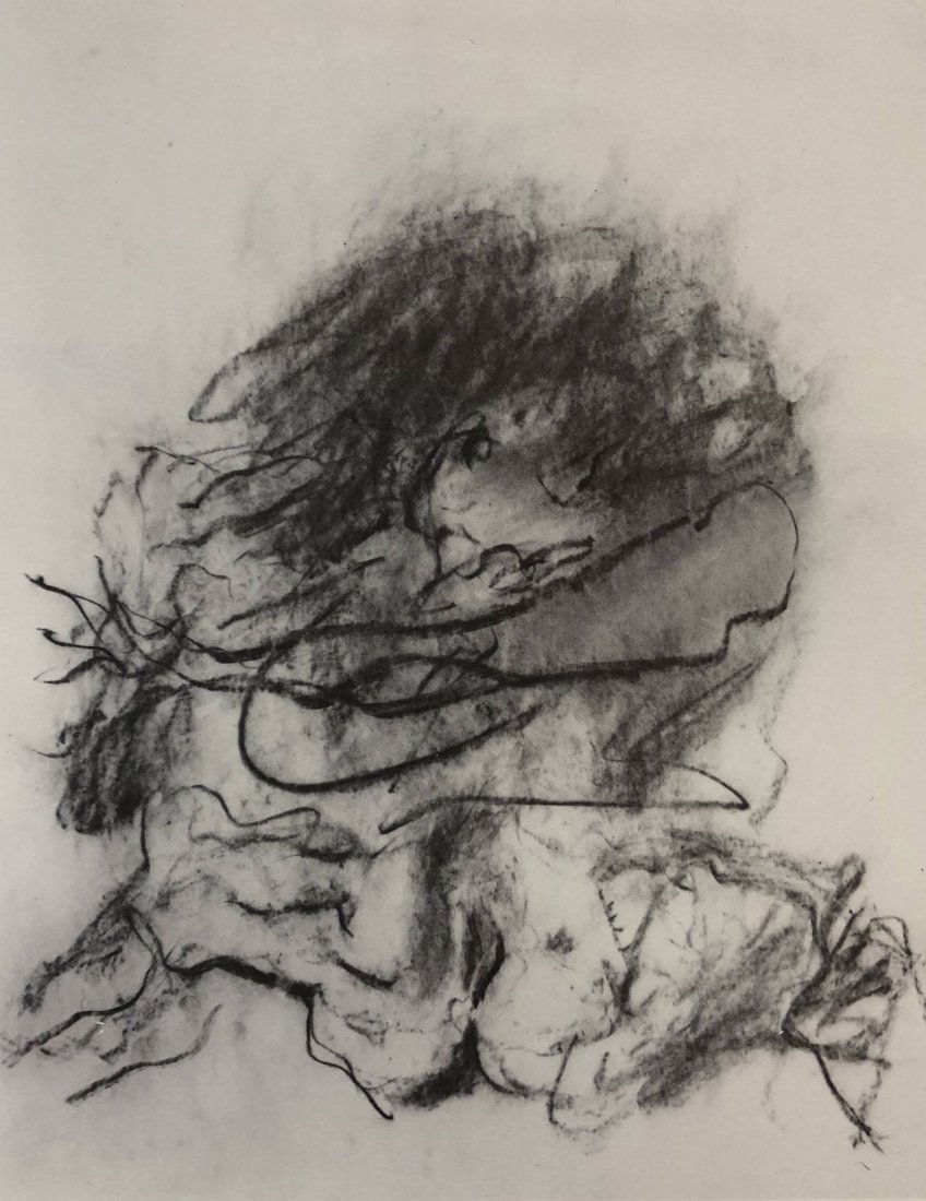 Willem de Kooning Untitled Lithograph 1960s: WILLEM DE KOONING (1904-1997) Untitled 1960's Lithograph on Arches paper From a limited edition of 100 11 3/4" x 9"