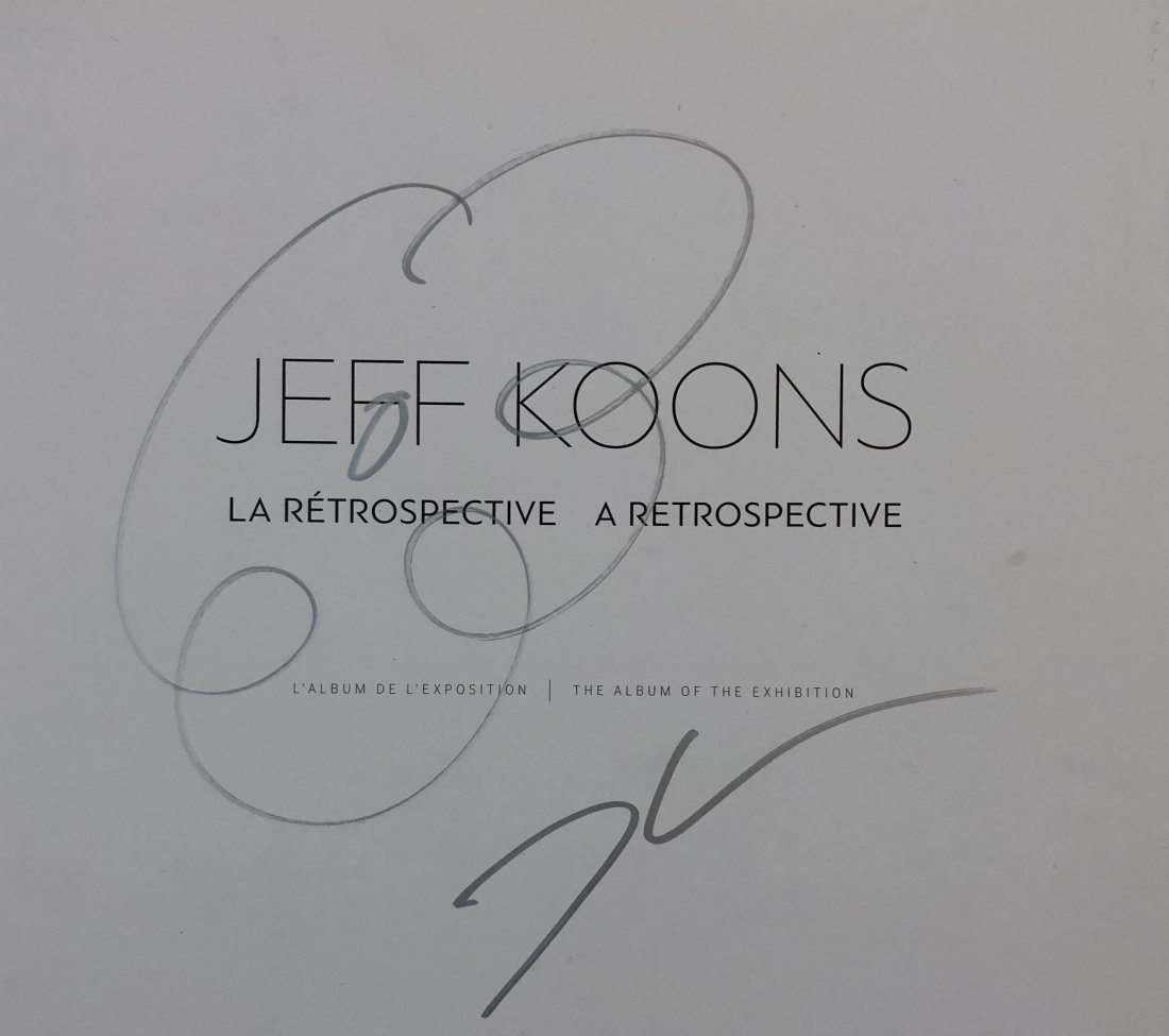 Jeff Koons (Untitled, Flower) Signed Drawing: JEFF KOONS (B. 1955) Untitled (Flower) Ink on paper 9" X 10" Signed lower right side