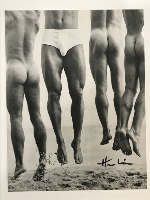 Herb Ritts - Jump (Hand Signed): 10" x 14" Hand signed in Ink