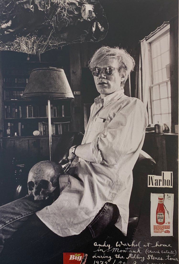 Peter Beard (Andy Warhol) Photo-Litho: PETER BEARD (1938-2020) Andy Warhol Photo litho 14" x 10" Printed circa later 20th c.