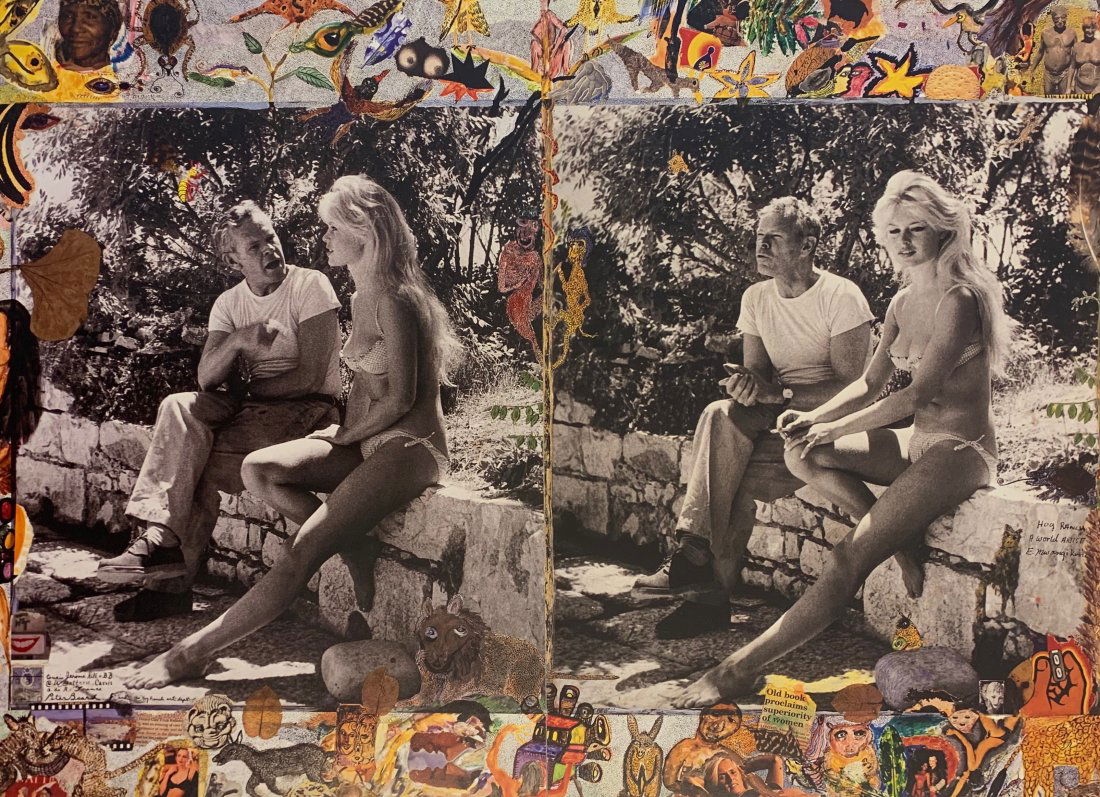 Peter Beard Photo-Litho: PETER BEARD (1938-2020) Photo-litho Printed circa late 20th century 14 1/2" x 21"