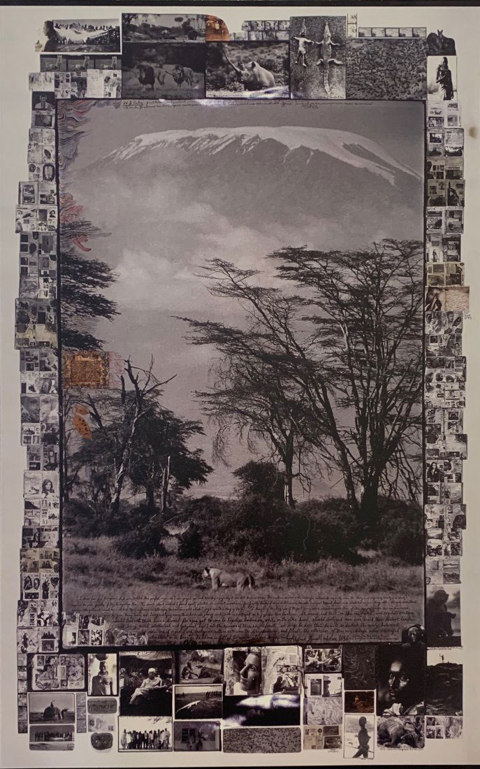 Peter Beard (Untitled) Photo-Litho: PETER BEARD (1938-2020) Photo-litho Untitled Printed circa late 20th century 14 1/2" x 9 1/2"