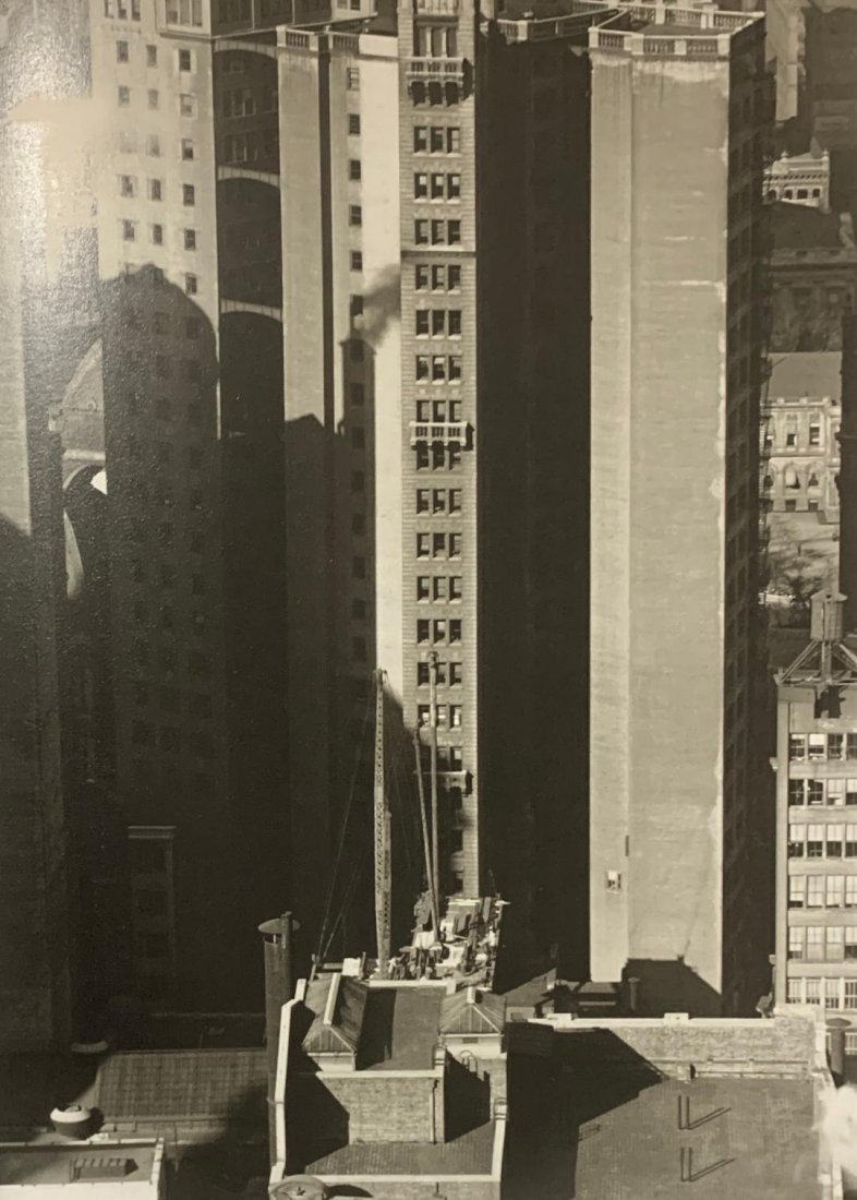 Charles Sheeler (New York, Park Row) Photo-Litho: CHARLES SHEELER (1883-1965) New York, Park Row Building, 1920 Photo-Litho Printed circa later 20th c. 8 3/4" x 6 1/2"