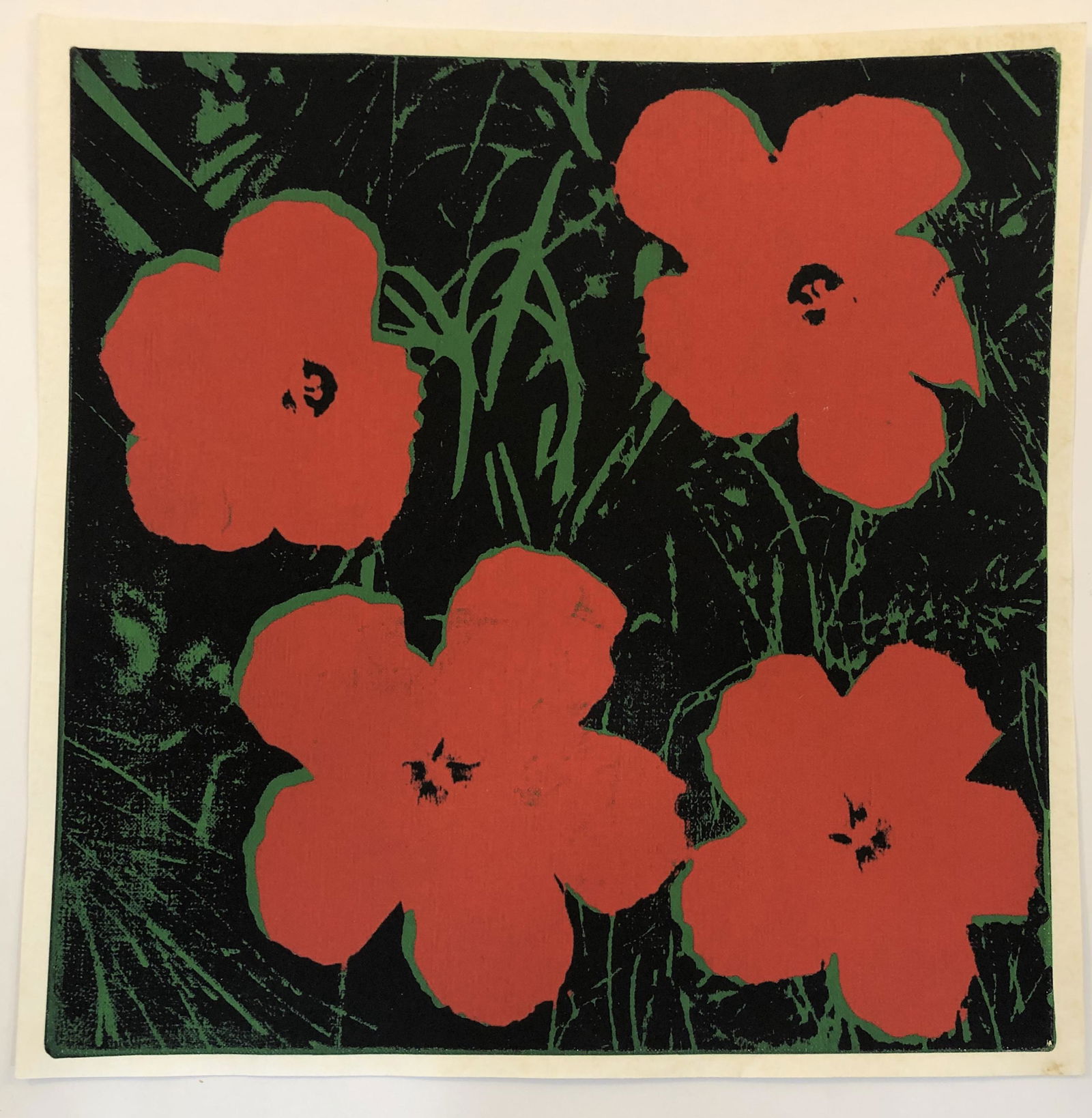 Andy Warhol Flowers Lithograph on Wove Paper (1 of 1)