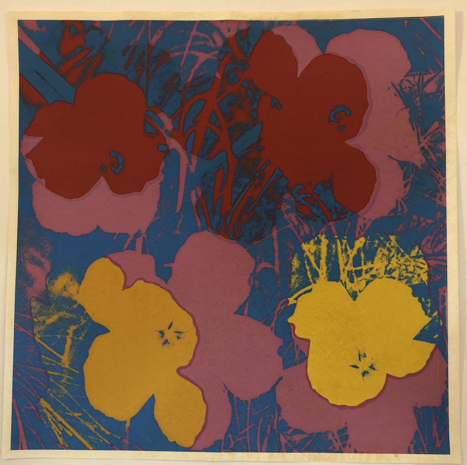 Andy Warhol Flowers Lithograph on Wove Paper (1 of 1)