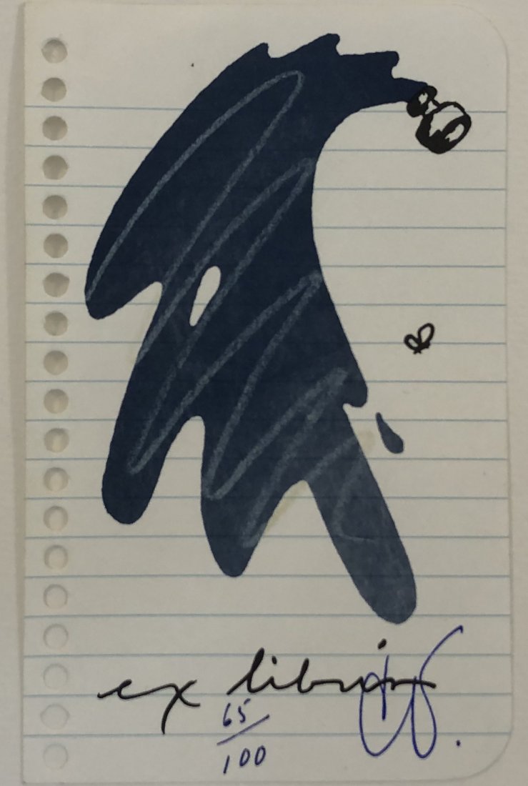 Claes Oldenburg (Untitled) Signed & Numbered Lithograph (1 of 1)