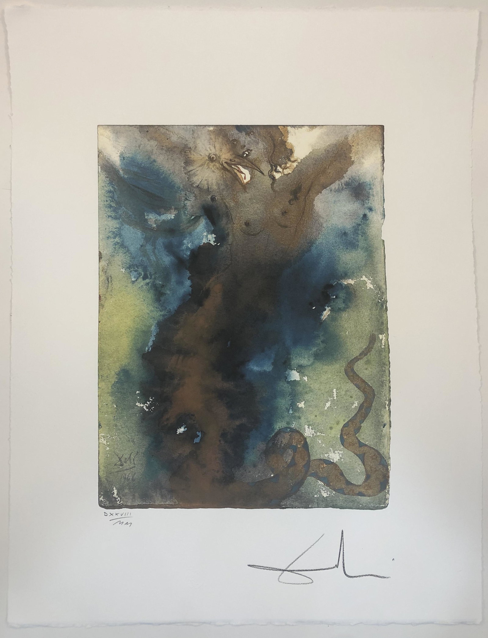 Salvador Dali - Signed & Numbered Lithograph (1 of 1)