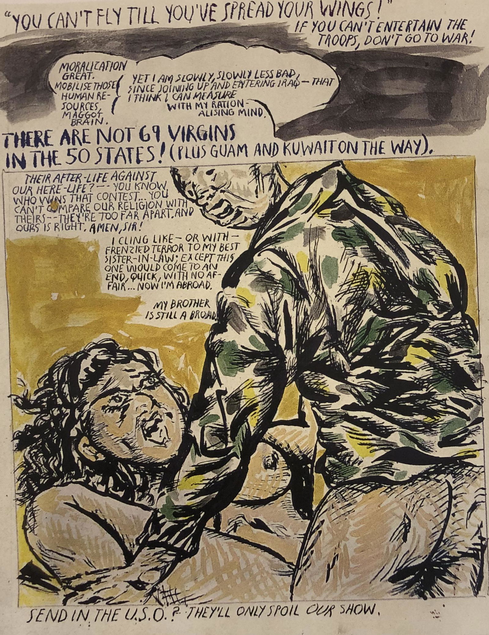 Raymond Pettibon Offset Lithograph on Paper (1 of 1)