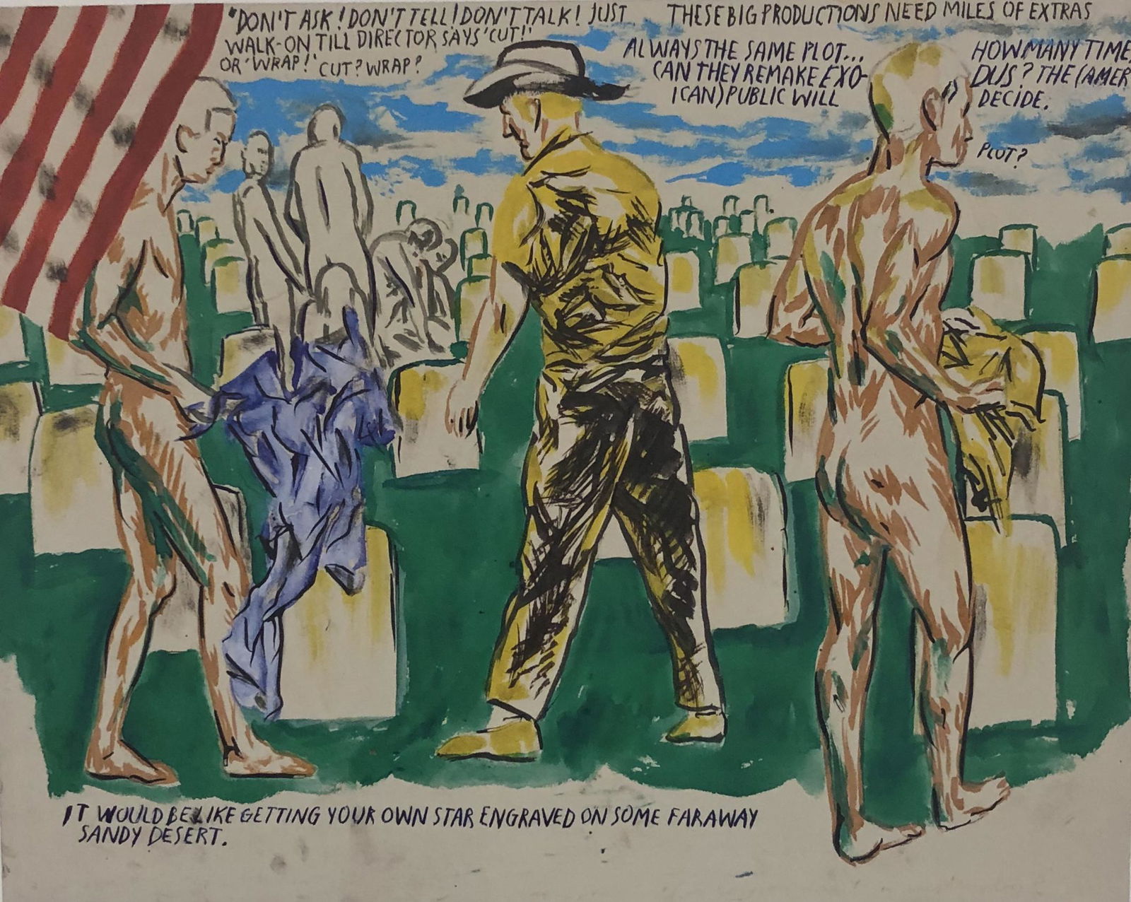 Raymond Pettibon Offset Lithograph on Paper (1 of 1)