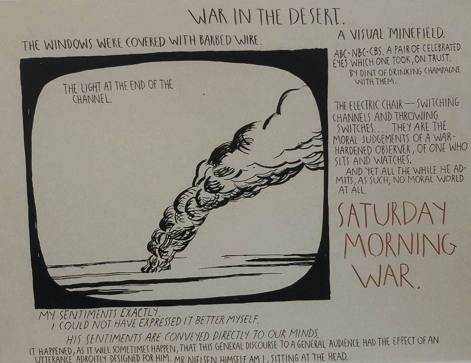 Raymond Pettibon Offset Lithograph on Paper (1 of 1)