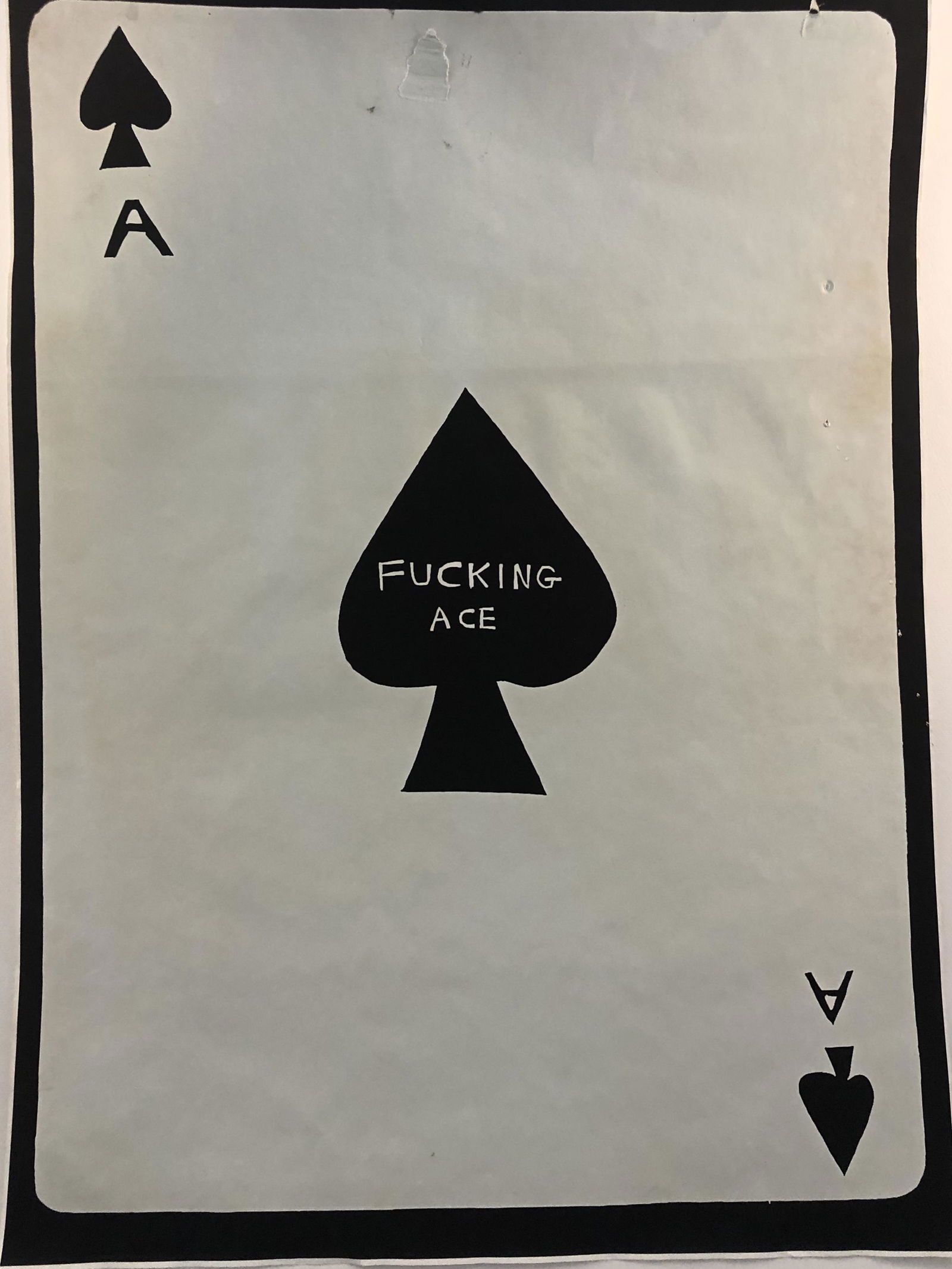 David Shrigley (Fucking Ace) Black & White Print (1 of 1)