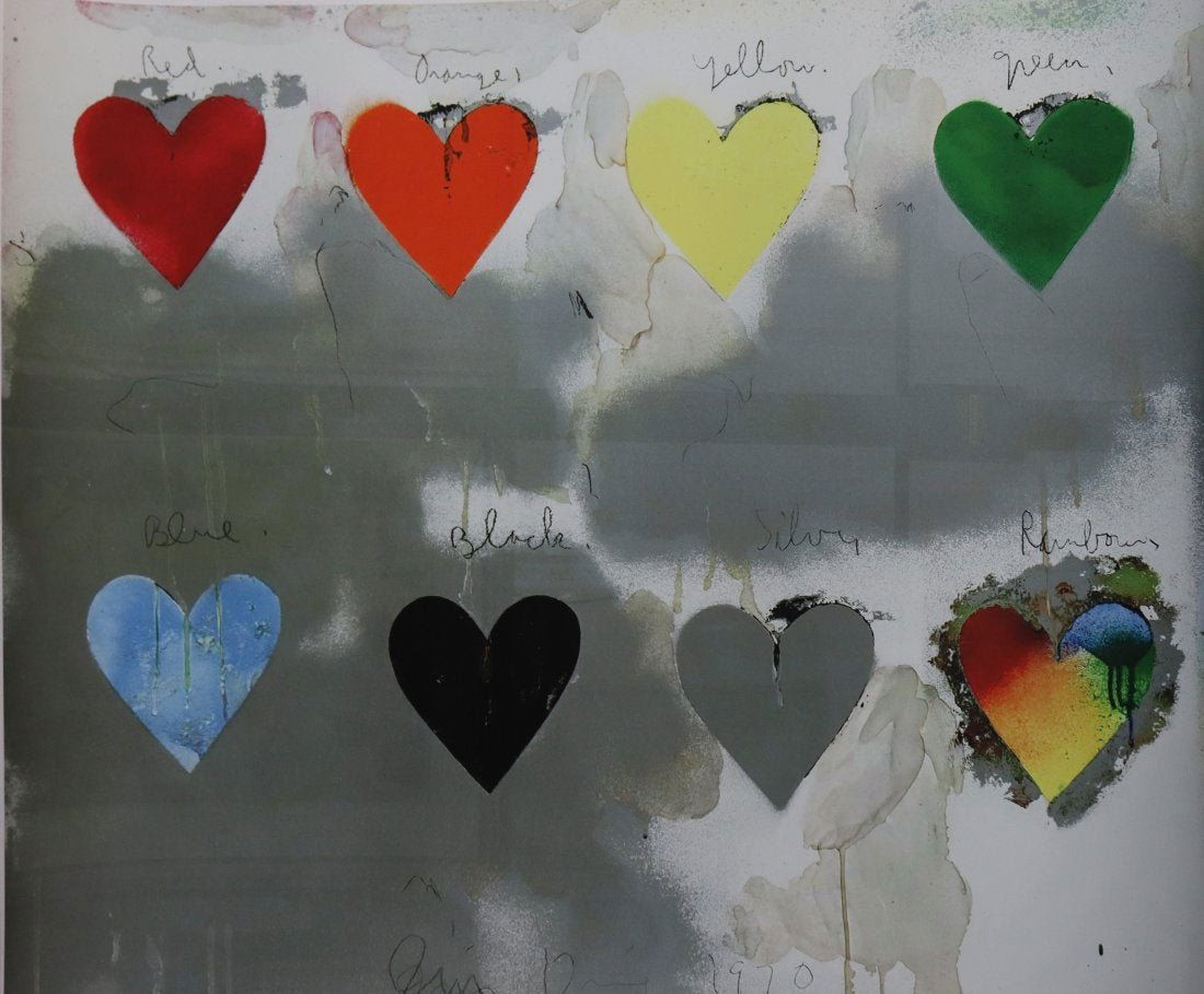 Jim Dine Hearts Offset Lithograph (1 of 1)