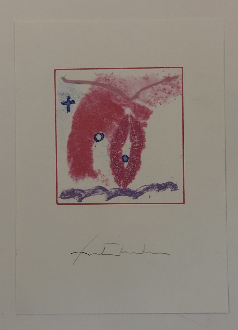 Helen Frankenthaler Signed Print (Valentine) (1 of 1)