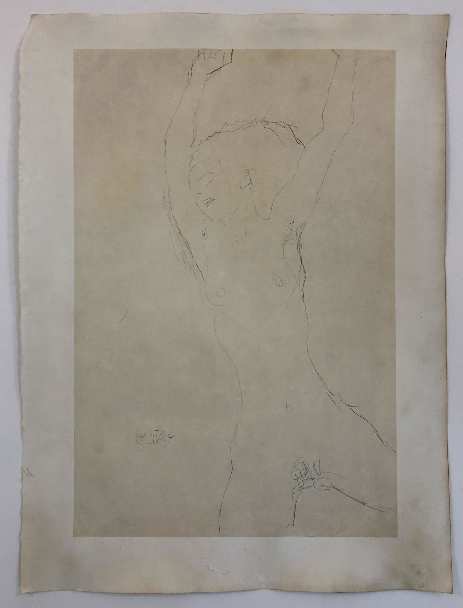 Gustav Klimt - Untitled (Lithograph) (1 of 1)