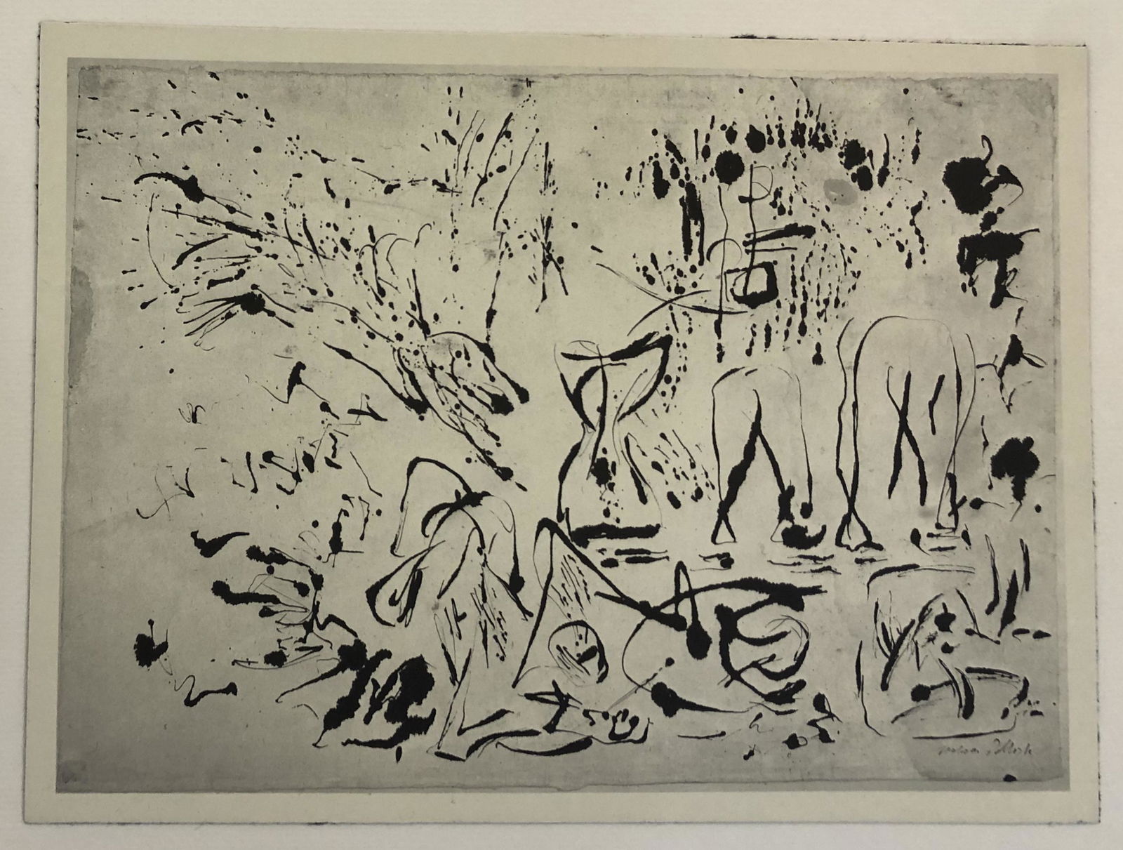 Jackson Pollock (Untitled) Offset Lithograph (1 of 1)
