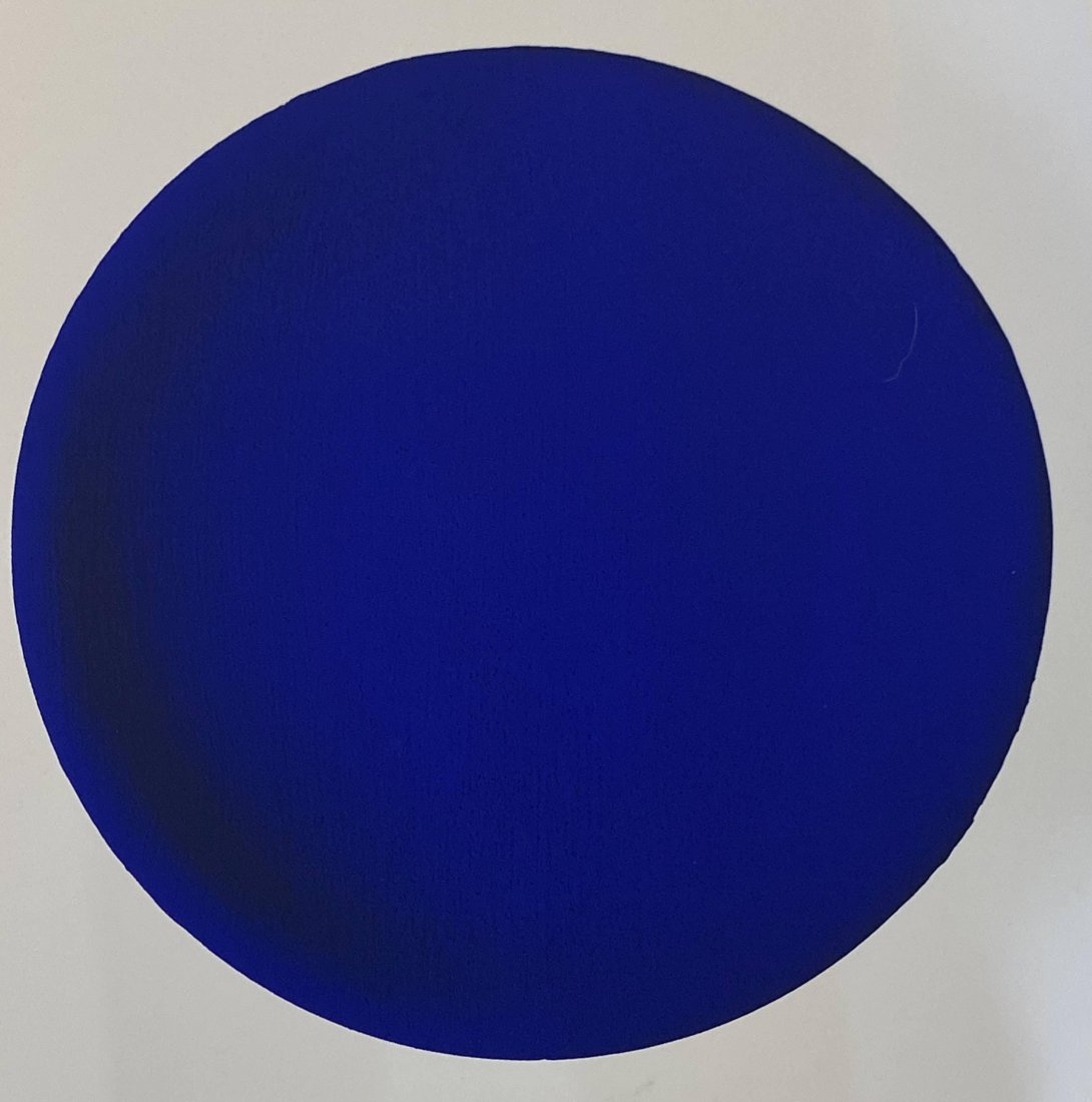 Yves Klein Serigraph (Blue Circle) (1 of 1)