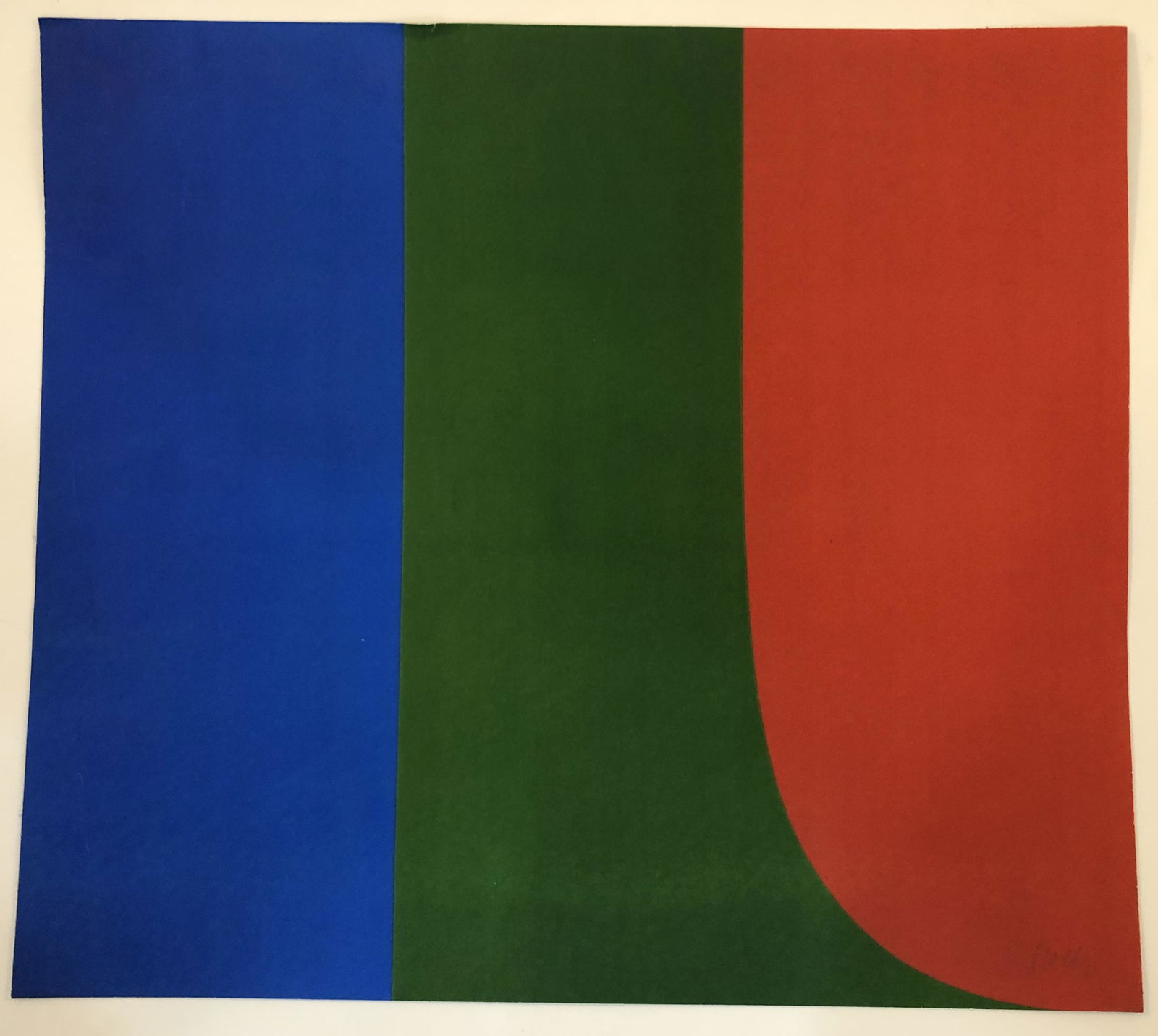 Ellsworth Kelly - Blue Green Red I (Pencil Signed) (1 of 2)
