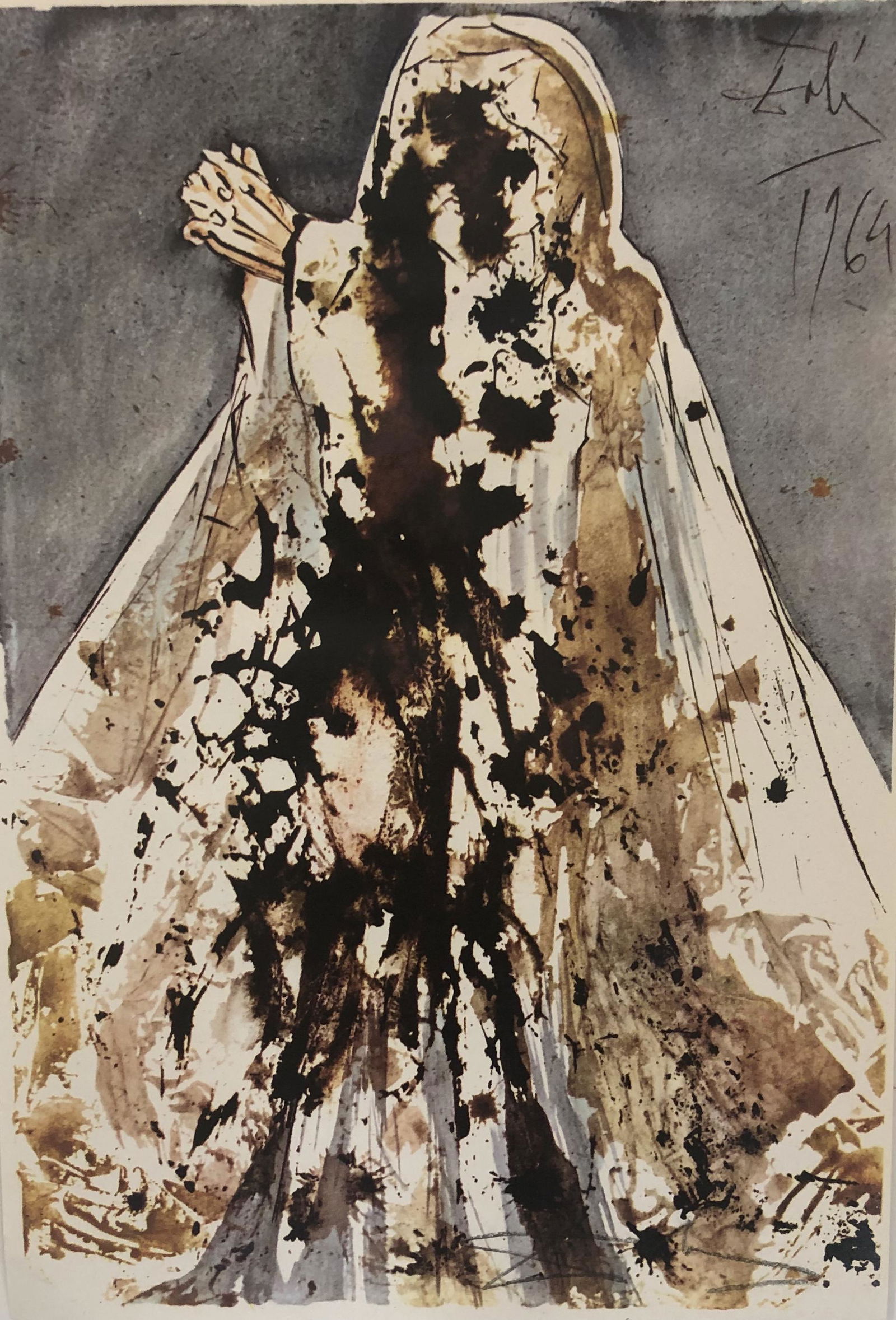 Salvador Dali (Colored Print) Pencil Signed (1 of 1)