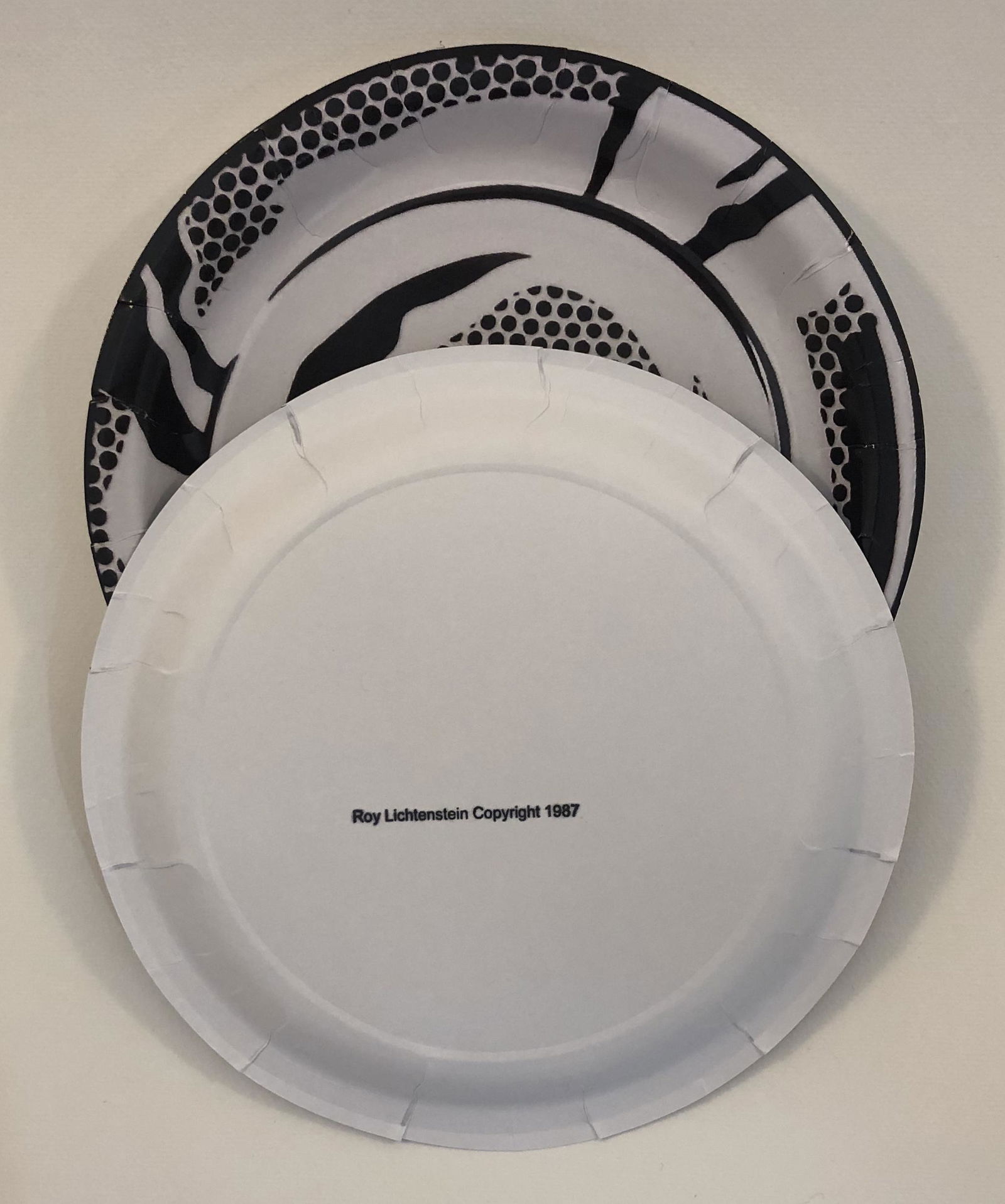 Roy Lichtenstein Black and White Plates (Lot of 6) (1 of 2)