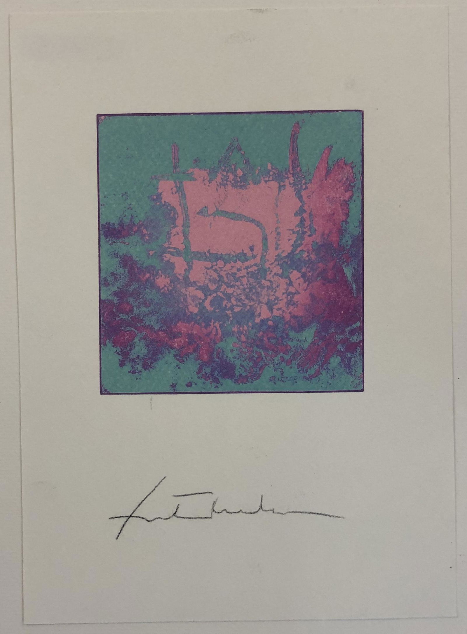 Helen Frankenthaler Signed Print (Valentine) (1 of 1)