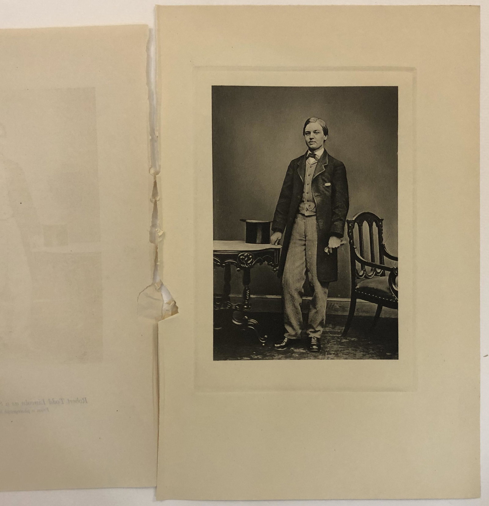 Robert Todd Lincoln 19th c. Etching (1 of 1)