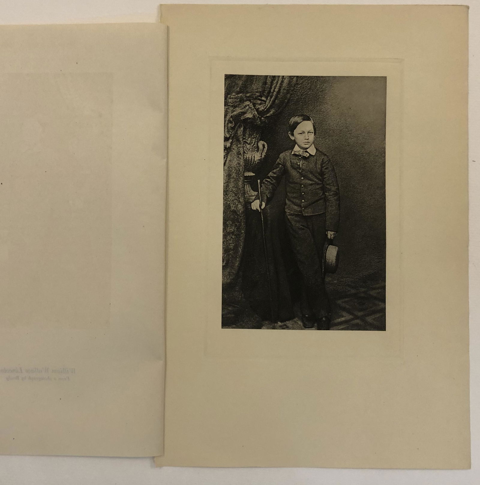 William Wallace Lincoln 19th c. Etching (1 of 1)