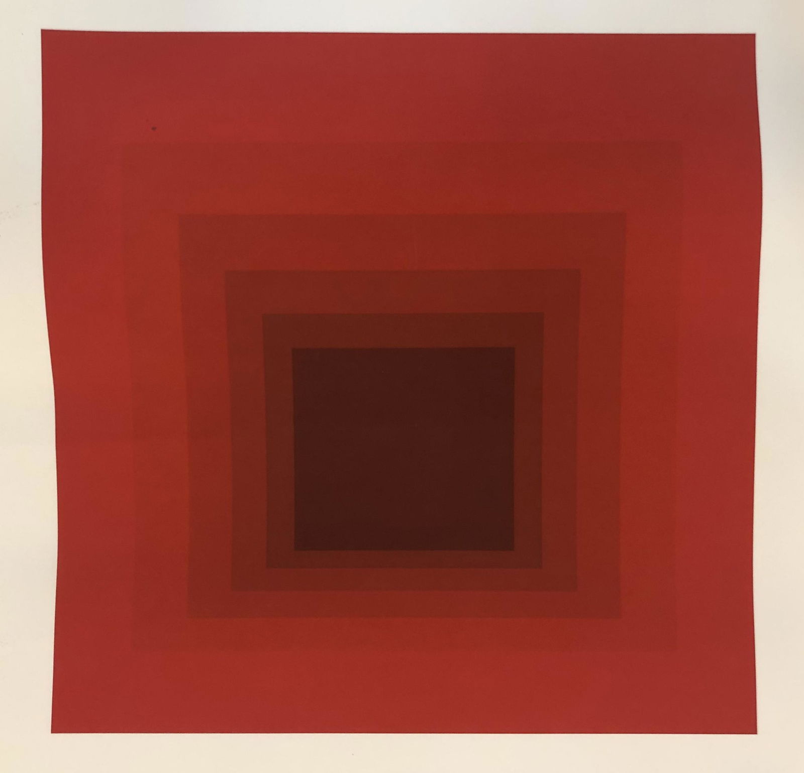 Josef Albers (Homage to the Square) Large Colored Print (1 of 1)