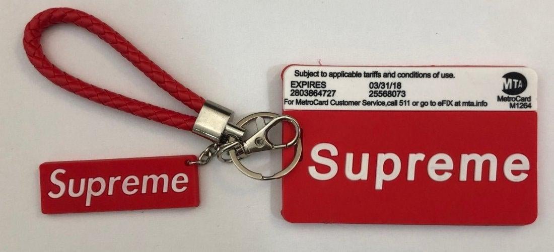 Supreme Luggage Tag: 2 1/2" x 4" tag size