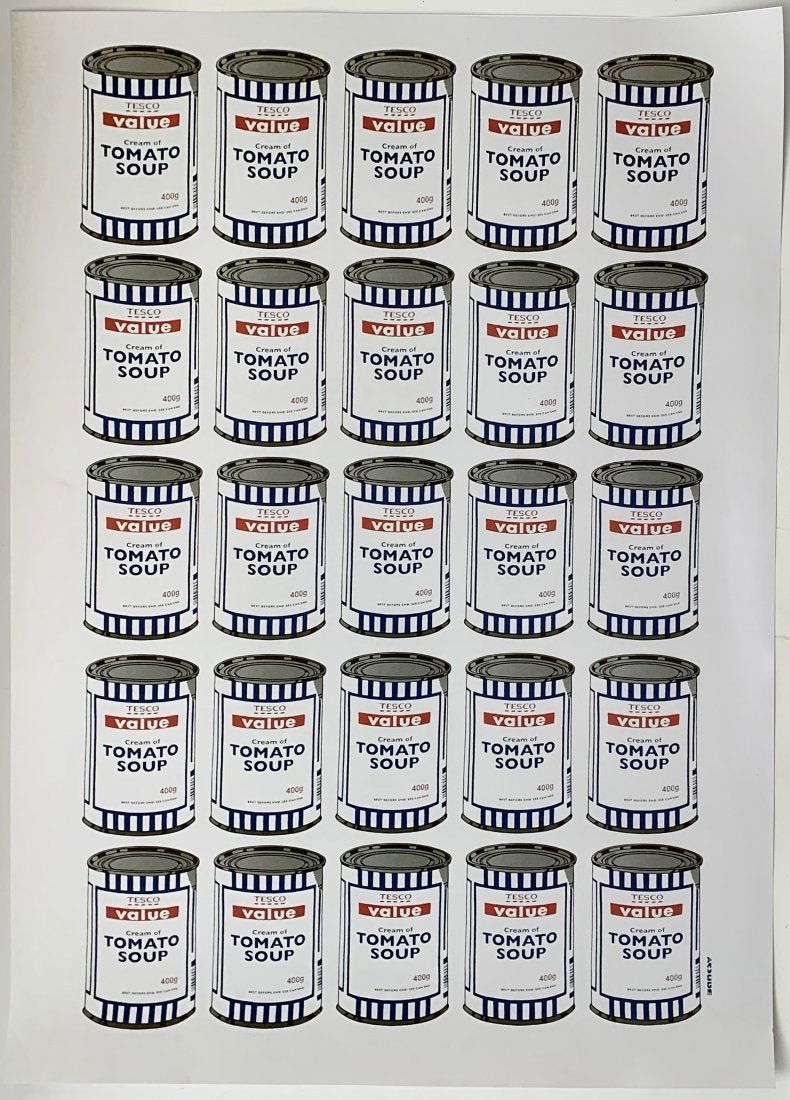 Banksy - Tesco Value Cream of Tomato Soup (X Pictures) (1 of 1)