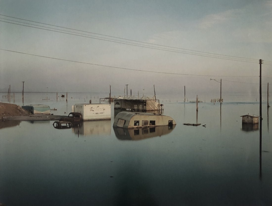 Richard Misrach - Submerged Trailer-Home, Photograph (1 of 1)