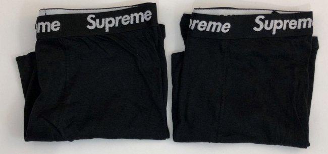 Lot of 2 Supreme Mens Boxer Briefs: boxer briefs, XL, issued by Supreme (brand new)