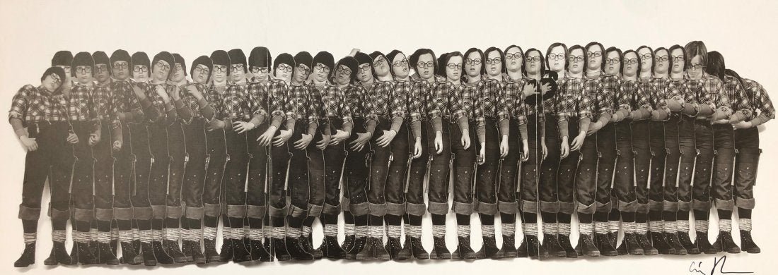 Cindy Sherman - Untitled Print on Paper: CINDY SHERMAN (B. 1954) Untitled Printed on Paper 9" x 25 1/2"