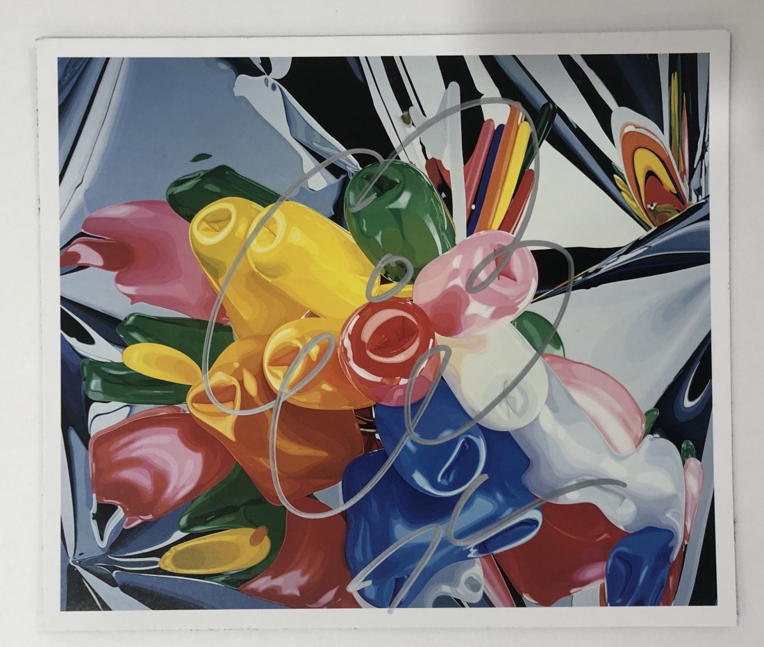Jeff Koons (Untitled, Flower) Print: JEFF KOONS (B. 1955) Untitled, Flower 8 1/2" x 7 3\8"