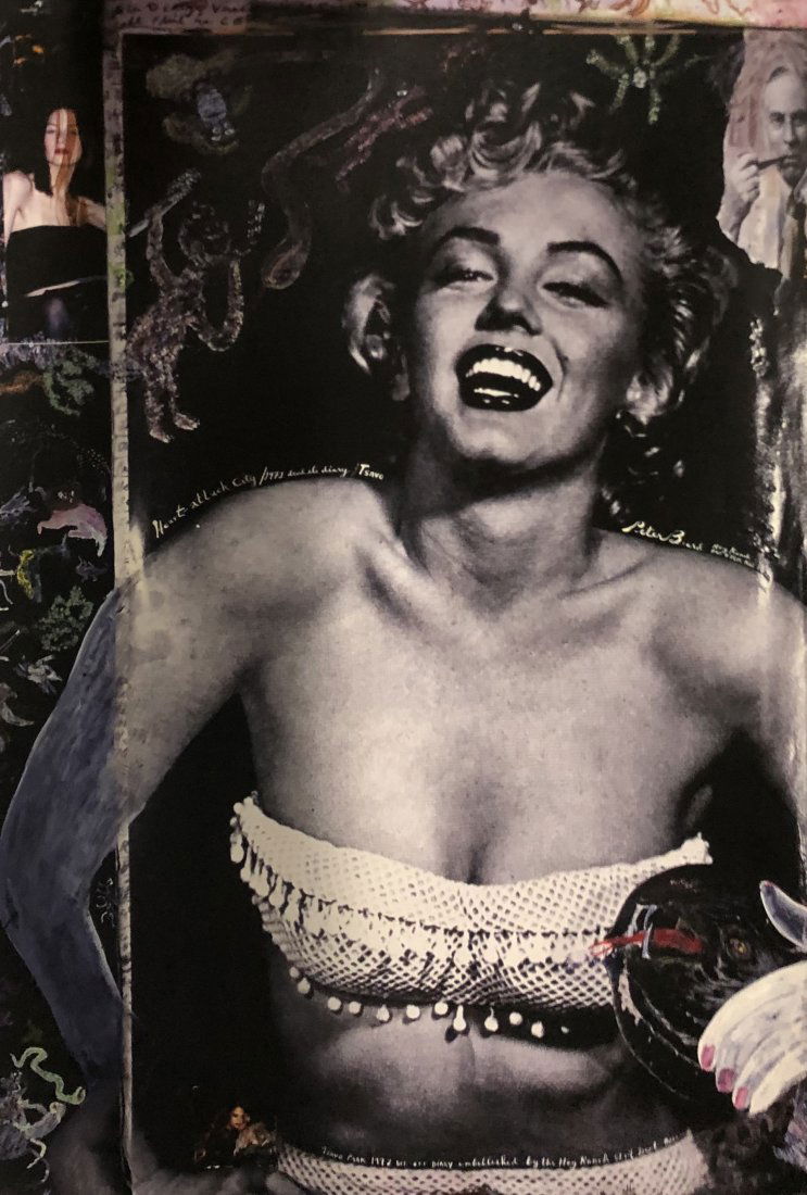 Peter Beard (Marilyn Monroe) Print: PETER BEARD (1938-2020) Marilyn Monroe Print Printed circa late 20th c. 14 3/8" x 9 3/4"