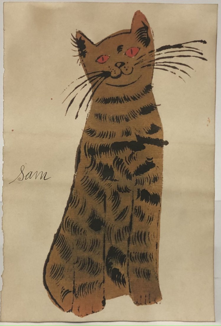 Sam the Cat Print: Sam the Cat Print 8" x 5 1/2"