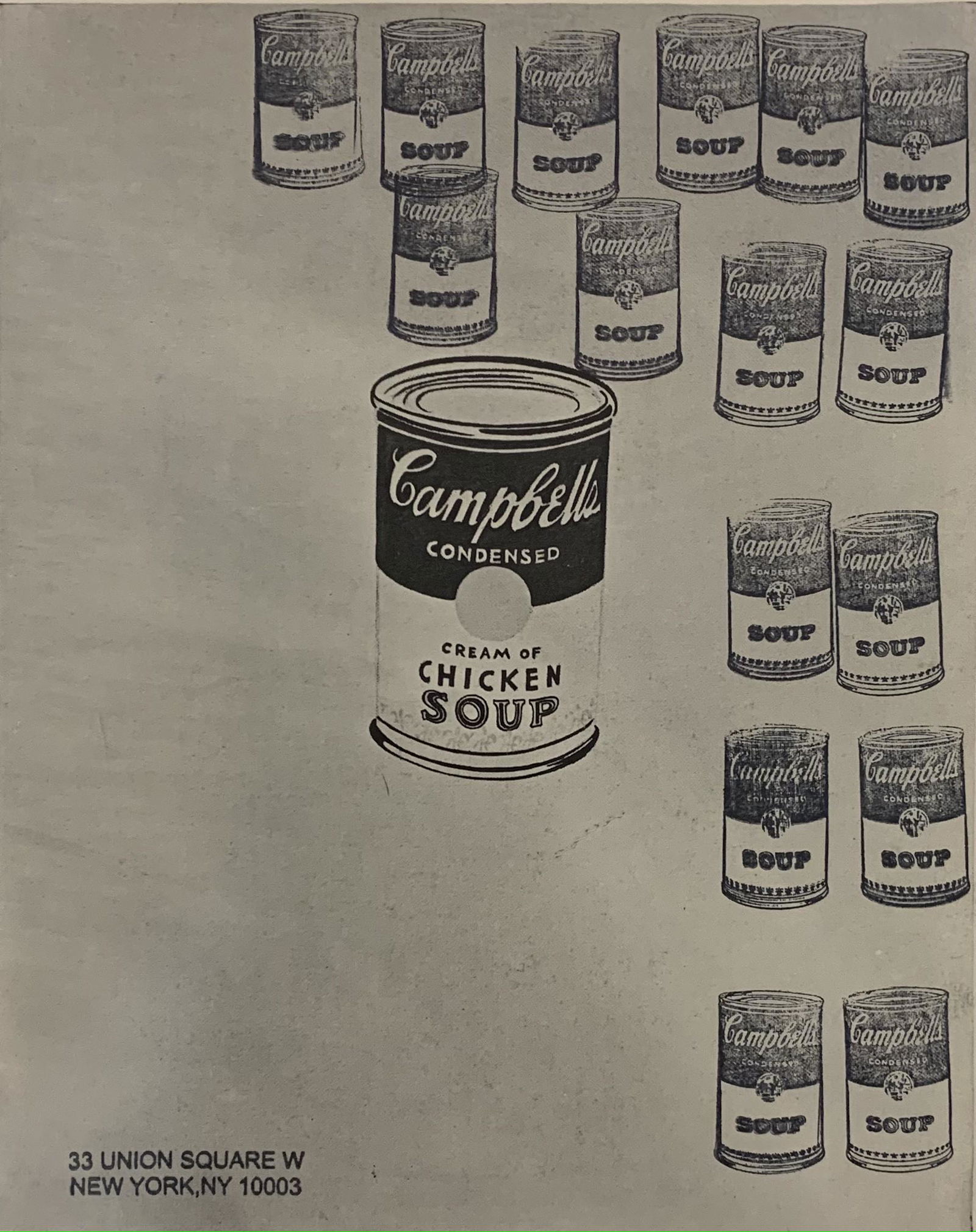 Campbell's Soup Advertisement, Stamped, "Can 1962" (1 of 3)