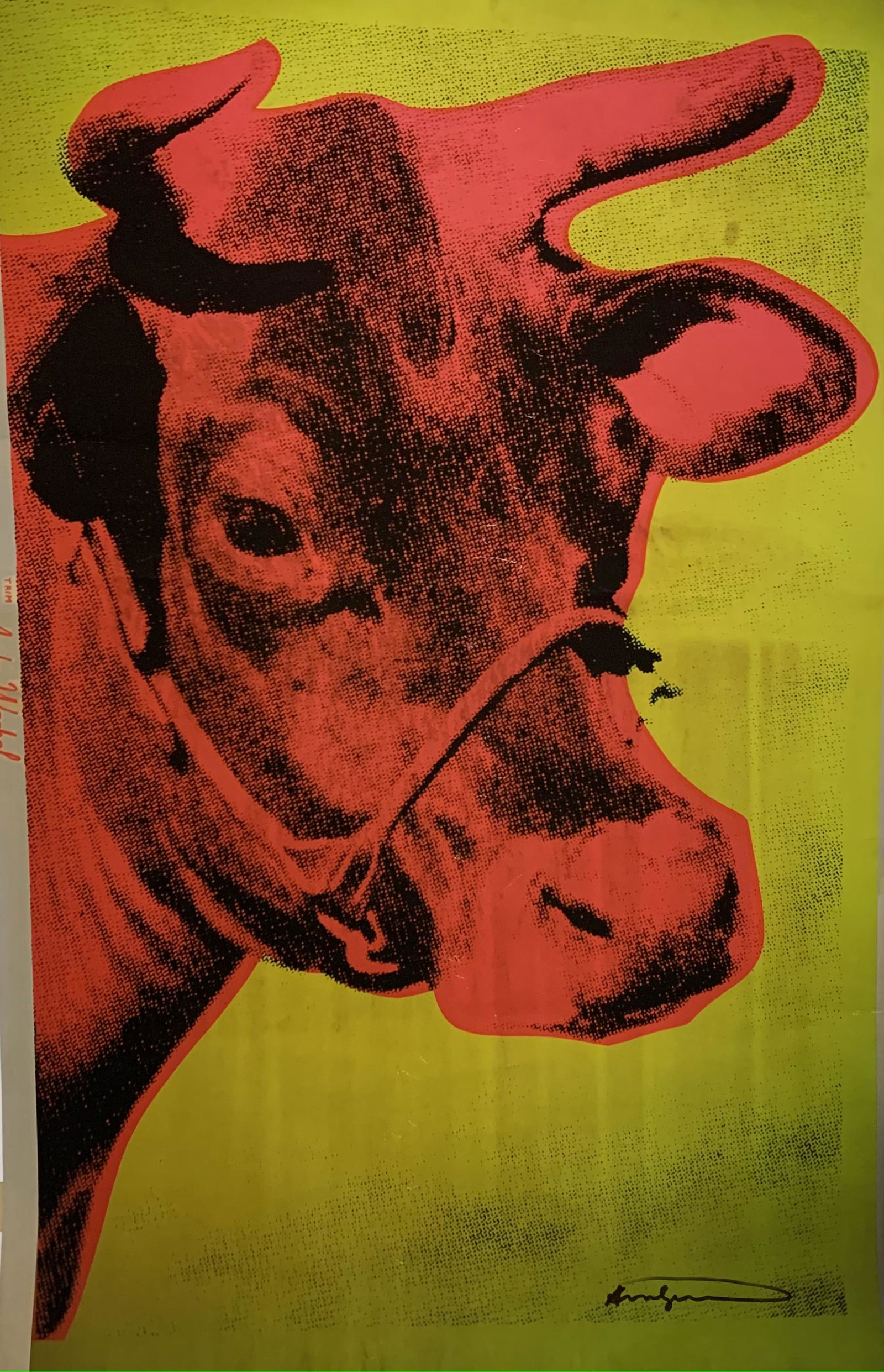 Pop Art Green Cow Print in Colors (1 of 2)