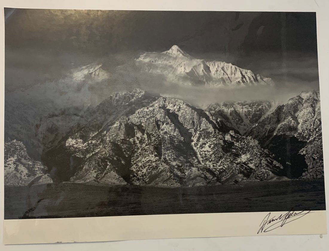 1958 Ansel Adams Hawaii Black and White Photo Print: 1959 Ansel Adams Hawaii Black and White Photo Print 9.75 x 17.4 inches(image size) Mounted