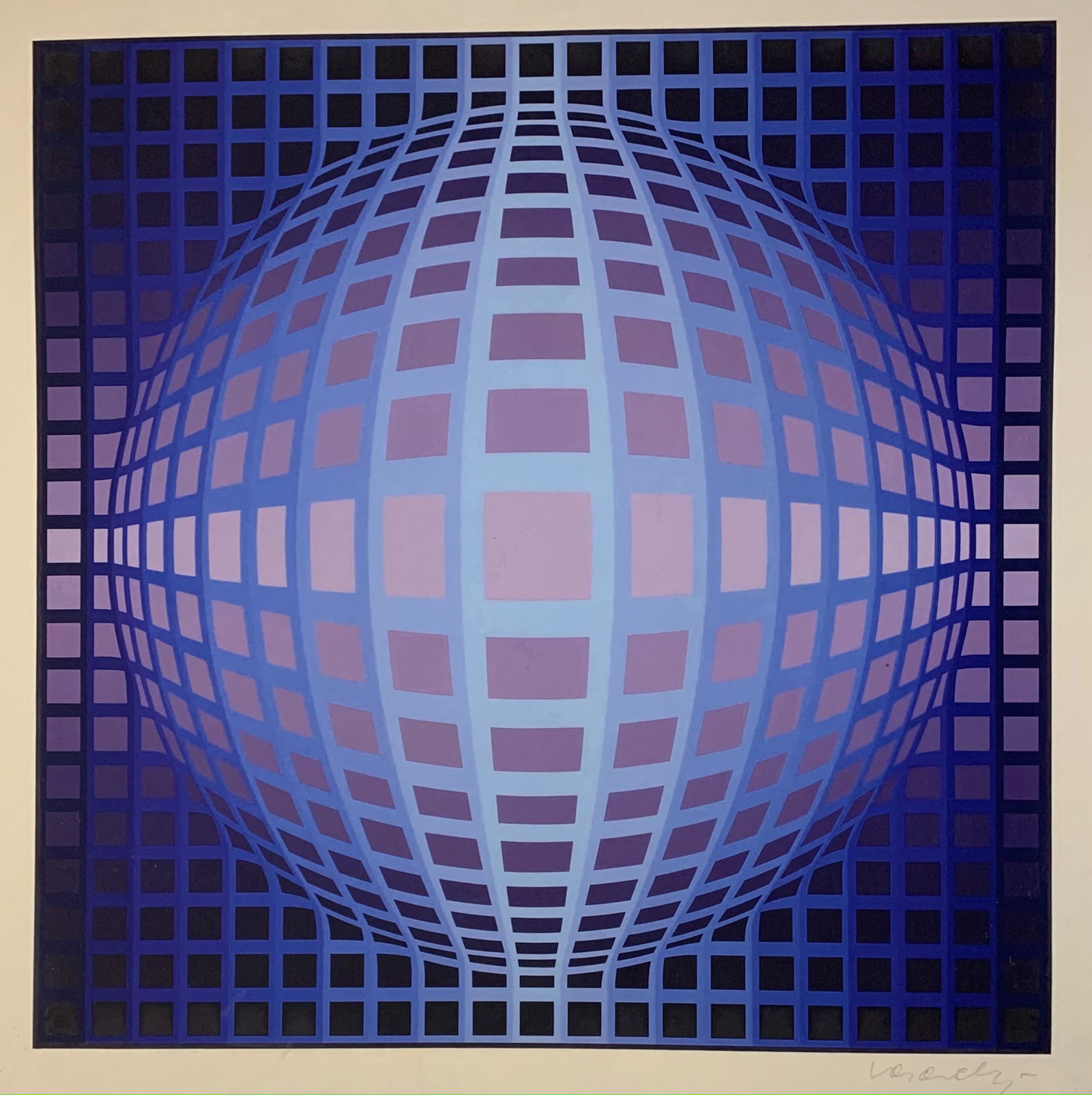 Victor Vasarely Print on Wove Paper (1 of 2)