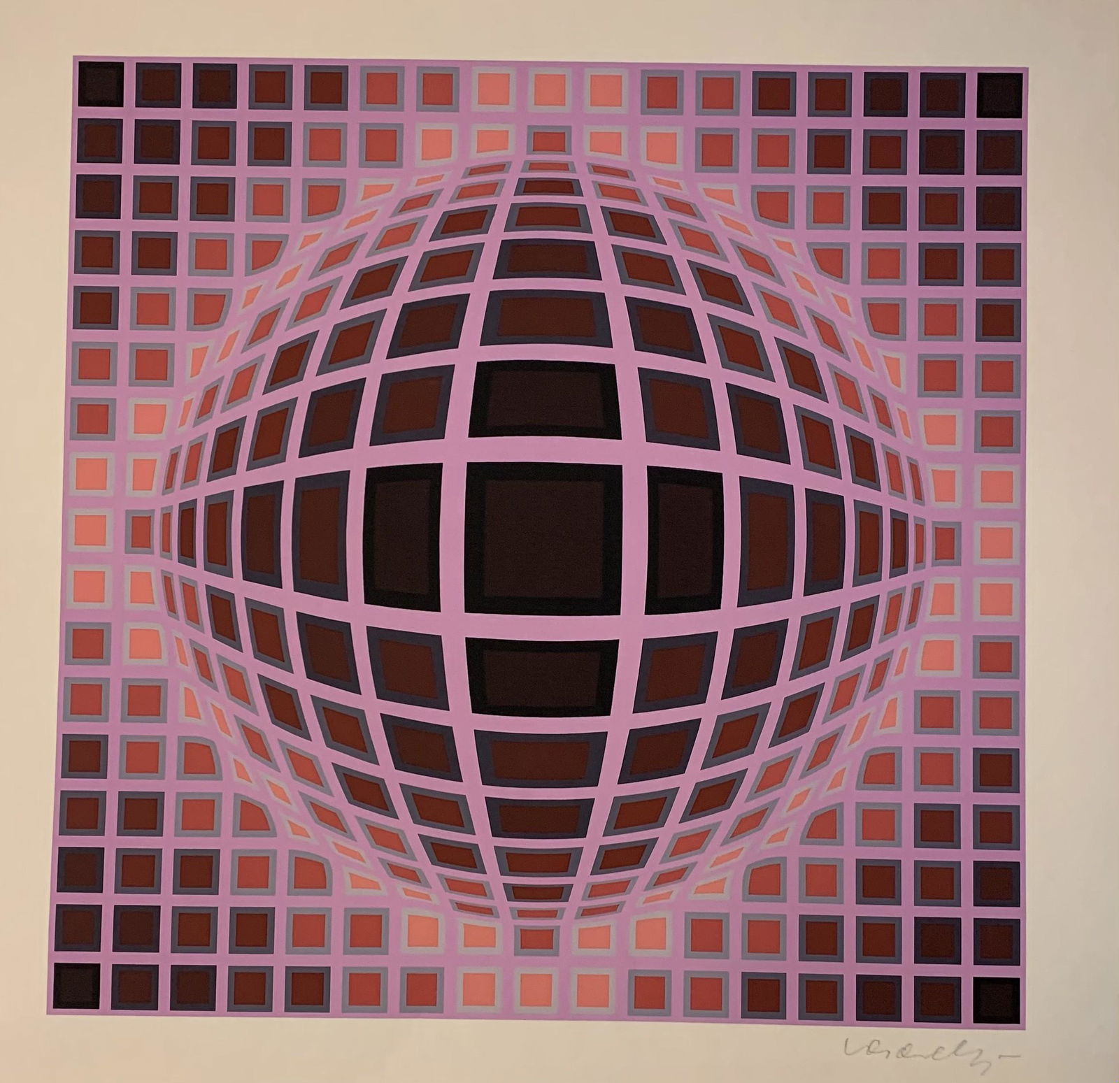 Victor Vasarely Print on Wove Paper (1 of 2)