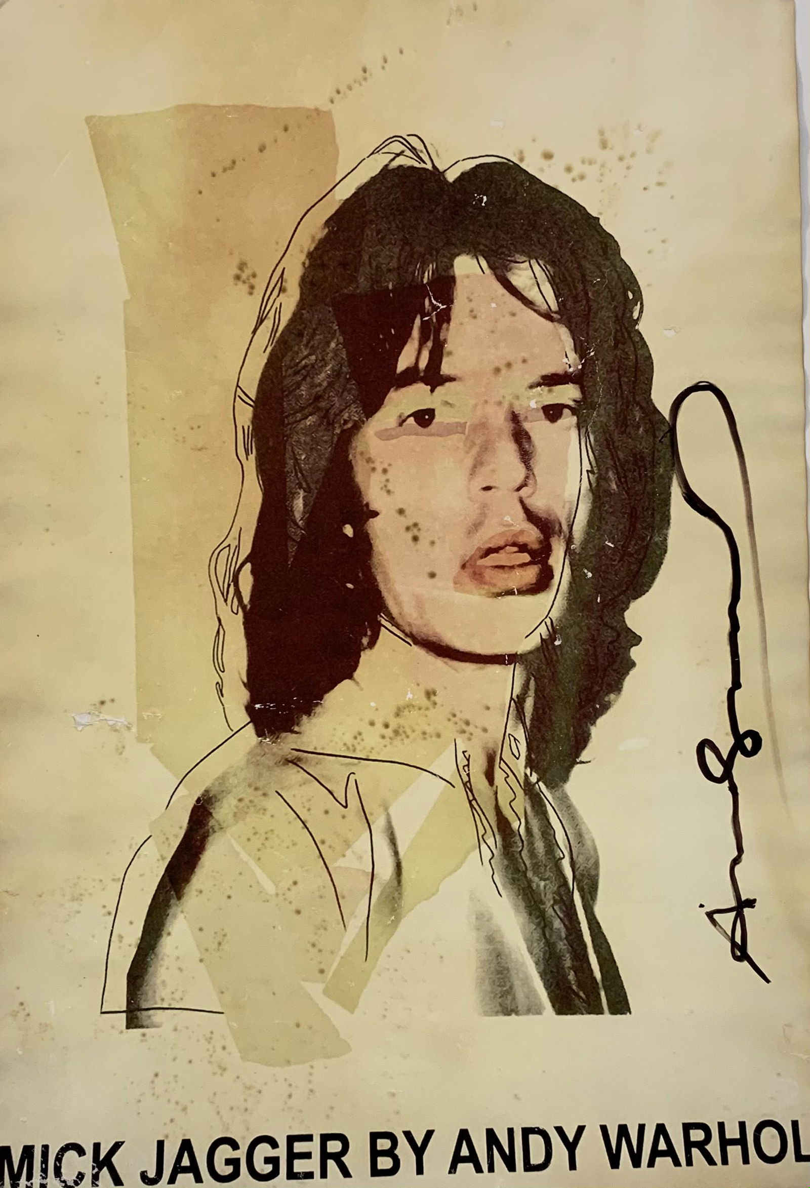 Andy Warhol Mick Jagger Print (1 of 5)