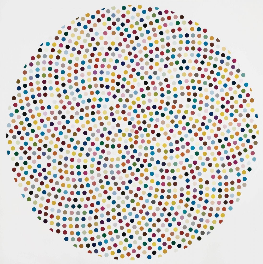 Large Contemporary Art Print in Colors (Spots) (1 of 1)