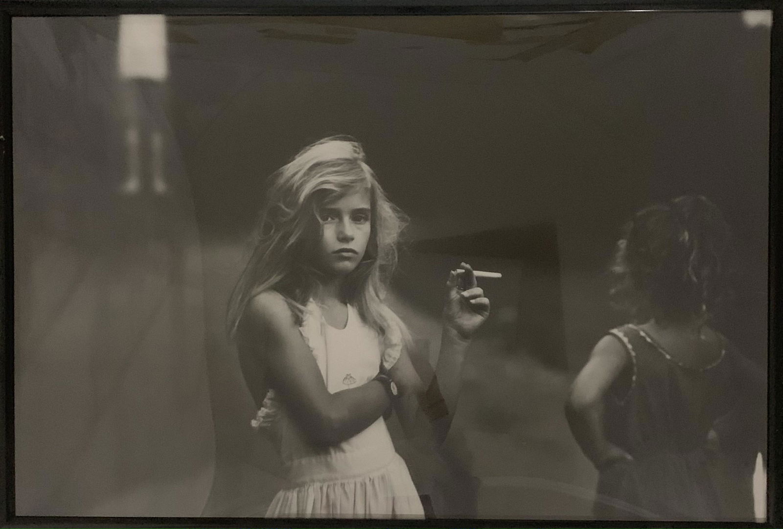 Sally Mann "Candy Cigarette" Large Photographic Print: Sally Mann "Candy Cigarette" Large glossy photographic print 26 x 39 inches (sight)