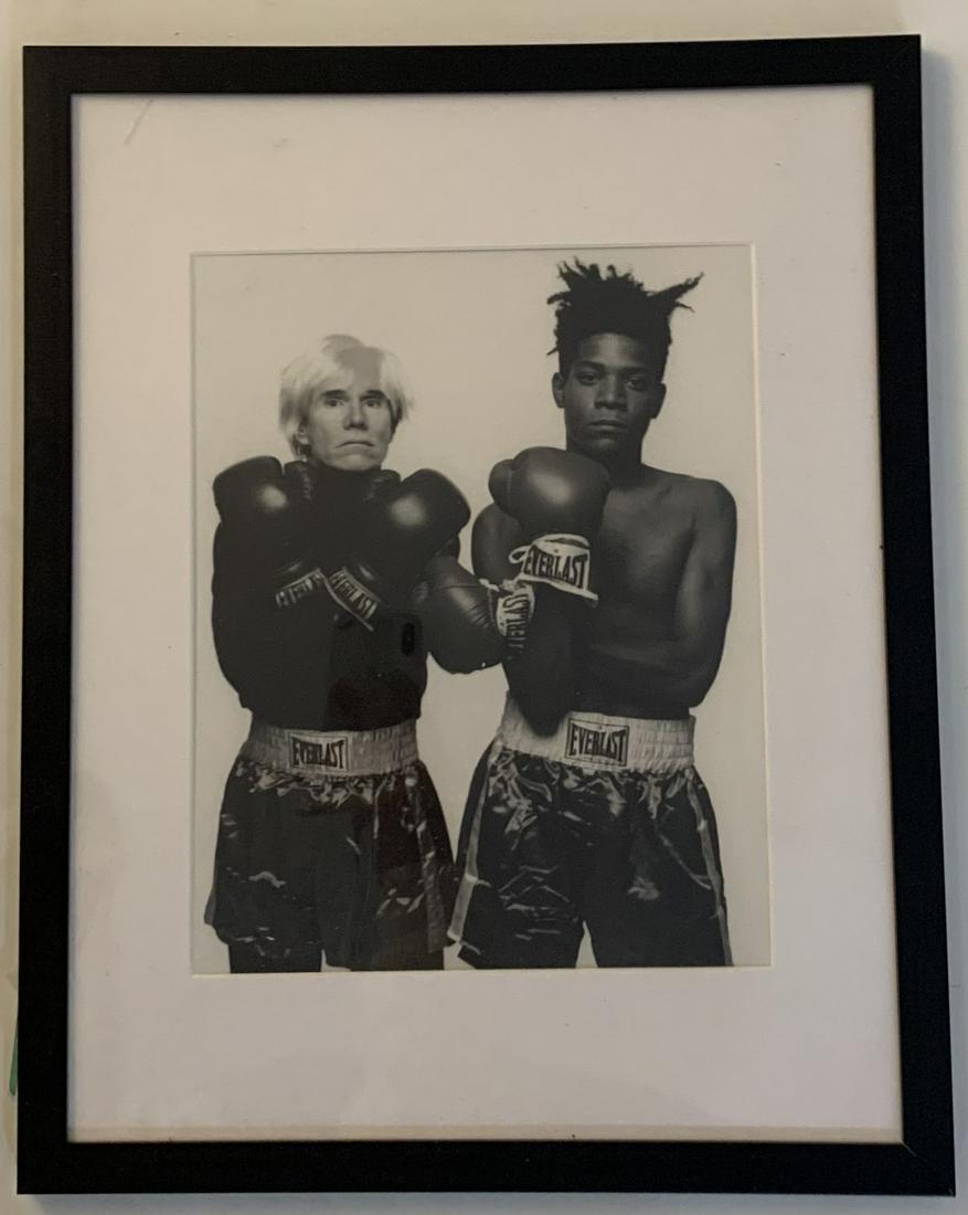 Jean-Michel Basquiat, Andy Warhol Photographic Print (1 of 1)